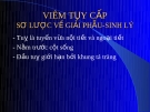 Bài giảng viêm tụy cấp