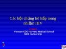 Các hội chứng hô hấp trong nhiễm HIV