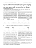 Báo cáo Y học:  Structural studies on the core and the O-polysaccharide repeating unit of Pseudomonas aeruginosa immunotype 1 lipopolysaccharide