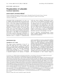 Báo cáo Y học: Phosphorylation of calmodulin