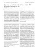 Báo cáo Y học: Engineering and mechanistic studies of the Arabidopsis FAE1 b-ketoacyl-CoA synthase, FAE1 KCS