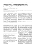 Báo cáo Y học: Differential effects of arachidonoyl triﬂuoromethyl ketone on arachidonic acid release and lipid mediator biosynthesis by human neutrophils