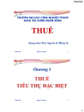 Bài giảng Thuế: Chương 3 - ThS. Nguyễn Lê Hồng Vỹ