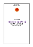 CHUYÊN ĐỀ NỘI DUNG CƠ BẢN VỀ QUẢN LÝ THUẾ