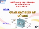 Quấy máy biến áp cỡ nhỏ