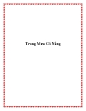 Trong Mưa Có Nắng