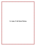 Lá rụng về cội Quan Dương