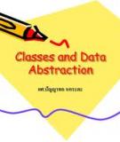 Chapter 6 -  Classes and Data Abstraction 