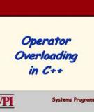 Chương  8 - Operator Overloading
