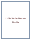 9 Lý Do Nên Học Tiếng Anh Theo Cặp.