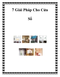 7 Giải Pháp Cho Cửa Sổ