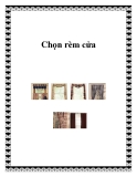 Chọn rèm cửa