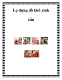 Lọ đựng đồ khô xinh xắn