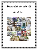 Decor nhà hút mắt với sỏi và đá