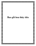 Bao gối hoa thủy tiên