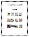 Trang trí phòng với poster