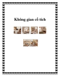 Không gian cổ tích