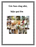 Góc ban công nhỏ, hiệu quả lớn