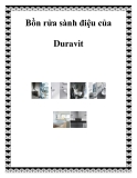 Bồn rửa sành điệu của Duravit