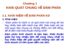 Bài giảng kỹ năng đàm phán - Chương 1