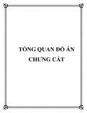 TỔNG QUAN ĐỒ ÁN CHƯNG CẤT