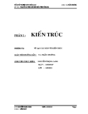 Luận văn:Vẽ lại các bản vẽ kiến trúc