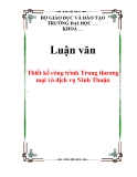 Luận văn: Thiết kế công trình Trung thương mại và dịch vụ Ninh Thuận