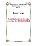 Luận văn: Thiết kế công trình viện kiểm soát nhân dân TP.Hồ Chí Minh