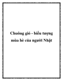 Chuông gió - biểu tượng mùa hè của người Nhật