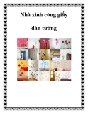 Nhà xinh cùng giấy dán tường