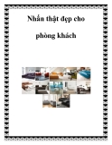 Nhấn thật đẹp cho phòng khách