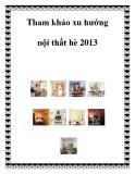 Tham khảo xu hướng nội thất hè 2013