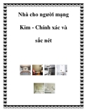 Nhà cho người mạng Kim - Chính xác và sắc nét