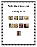 Nghệ thuật trang trí những lối đi