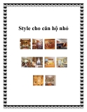 Style cho căn hộ nhỏ