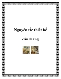 Nguyên tắc thiết kế cầu thang