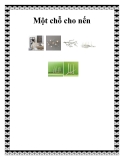 Một chỗ cho nến