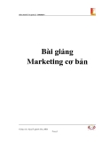  Bài giảng Marketing cơ bản