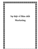 Sự thật về Bản chất Marketing