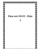 Phân tích SWOT - Phần 2