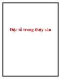 Độc tố trong thủy sản