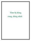 Tôm bị đóng rong, đóng nhớt