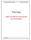  Tiểu luận: Nghiên cứu chiến lược marketing nhà máy bia Dung Quất