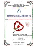 Tiểu luận Marketing: Lập kế hoạch Marketing cho công ty dịch vụ quà tặng 2B