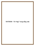 MOTHER – Từ “đẹp” trong tiếng Anh.