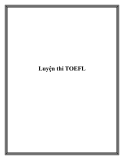 Luyện thi TOEFL.