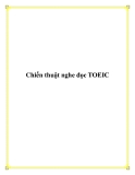 Chiến thuật nghe đọc TOEIC.