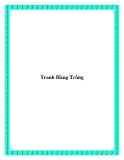 Bức Tranh Hàng Trống