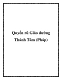 Quyến rũ Giáo đường Thánh Tâm (Pháp)