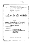 Luận văn:Nghiên cứu khả thi mở rộng qui mô sản xuất của xí nghiệp giày TRAMATSUCO